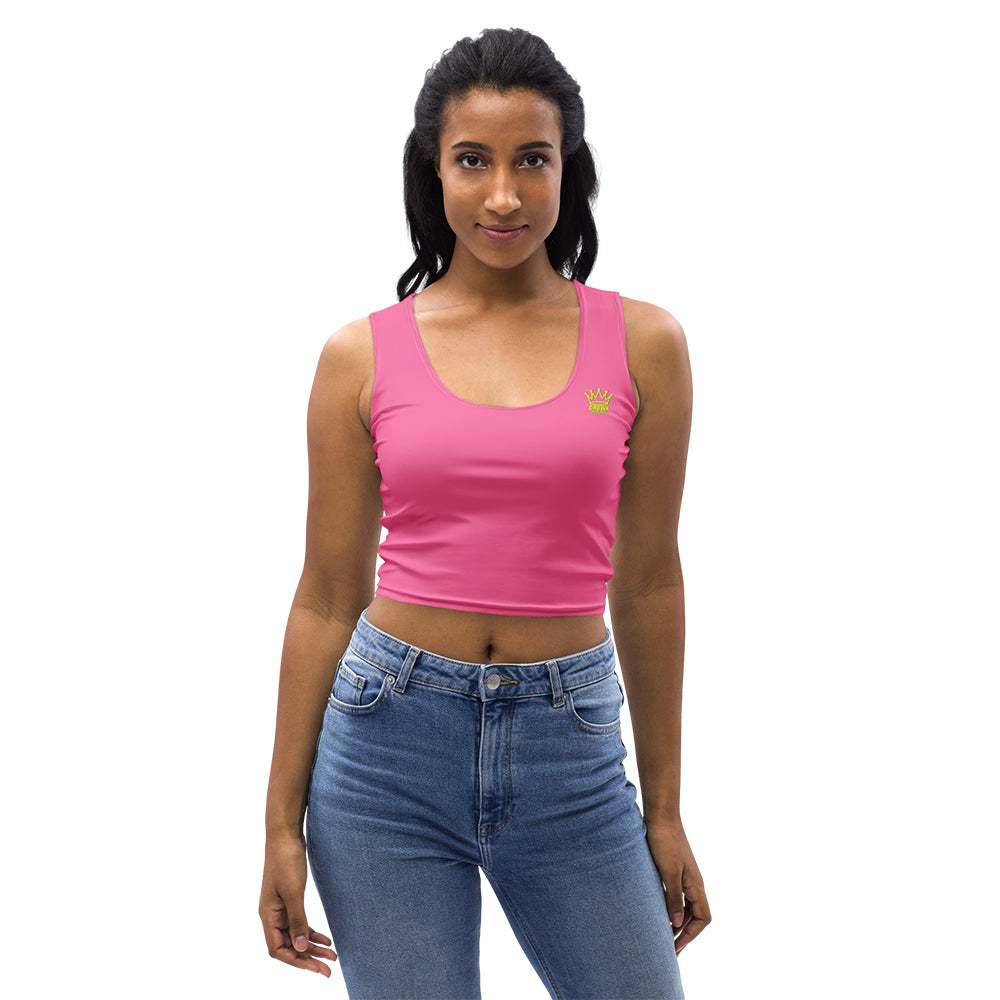 CROWN PICKLEBALL - Women's Corona Crop-top (Pink)