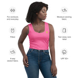 CROWN PICKLEBALL - Women's Corona Crop-top (Pink)