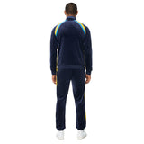 Sergio Tacchini Banda Velour Track Jacket - Maritime Blue