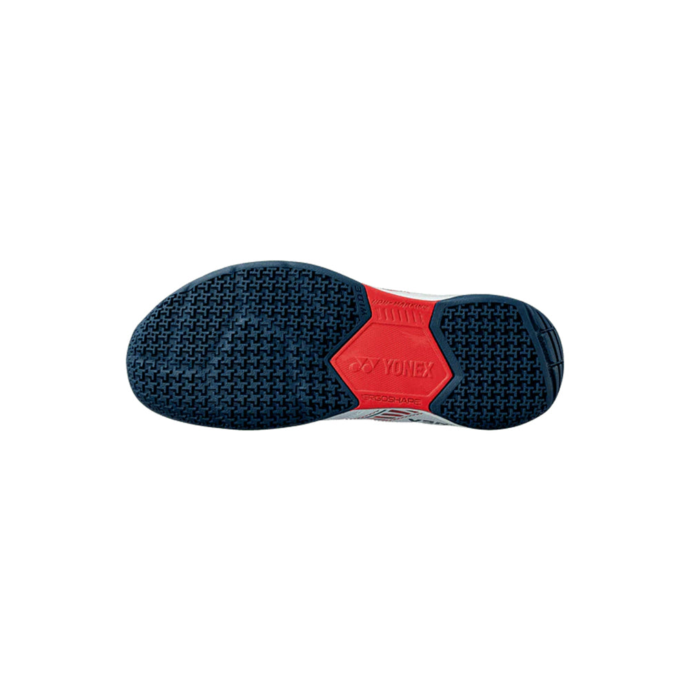 Yonex Badminton Shoe Power Cushion Strider Flow Wide (White/Red)