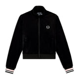 Sergio Tacchini Adele Velour Track Jacket - Black Beauty