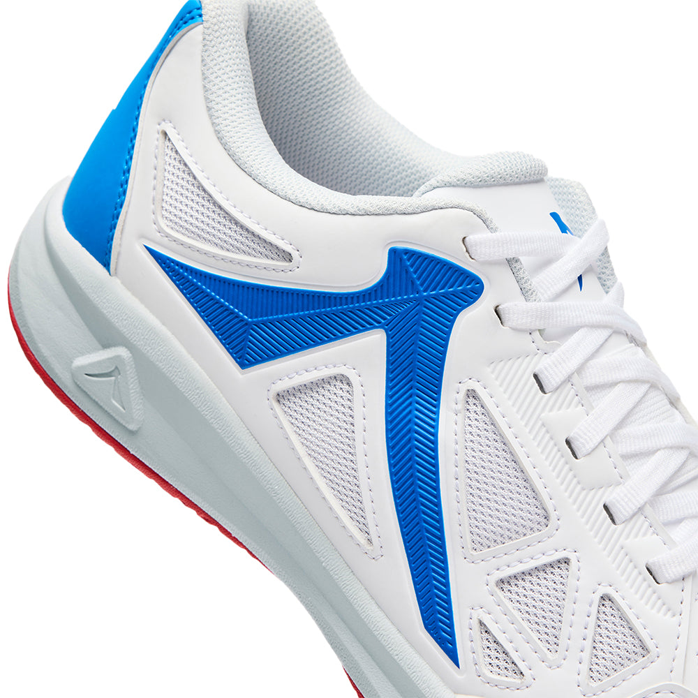 Kanso Sports Pickleball Shoe Takumi ID | White, Red & Blue