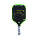 Potenza Pickleball P+ PowerSpin Carbon COREx3 Pickleball Paddle | Neon Green