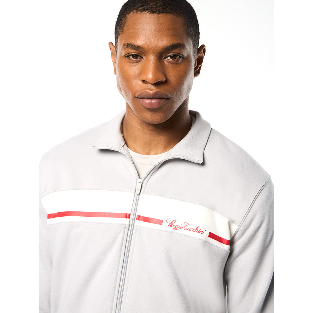 Sergio Tacchini Cursivo Track Jacket - Quiet Grey