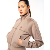 Sergio Tacchini Miss Lioni Track Jacket - Taupe Grey