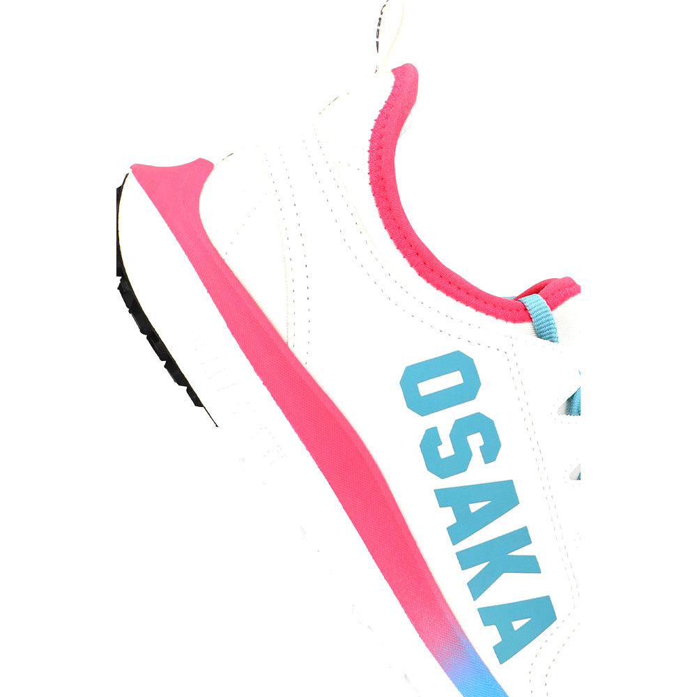 Osaka Kids Footwear Furo Play | White-Retro Blue-Raspberry