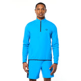 Sergio Tacchini Elio 1/4 Zip Pullover - French Blue