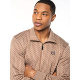 Sergio Tacchini Paolo Knit Track Jacket - Taupe Grey