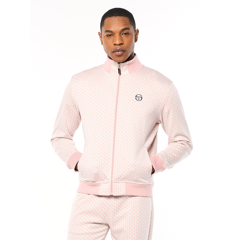 Sergio Tacchini Paolo Knit Track Jacket - Pale Mauve