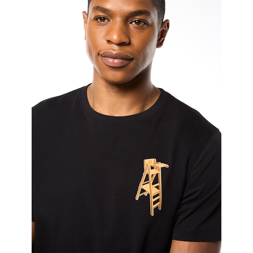 Sergio Tacchini Arbitro T - Shirt - Black Beauty