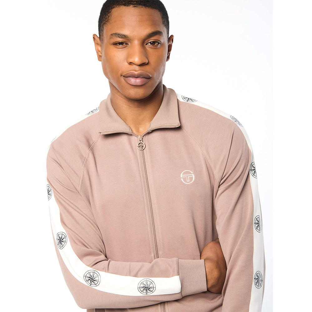 Sergio Tacchini Bussola Track Jacket - Taupe Grey
