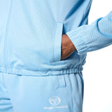 Sergio Tacchini Arturo Mesh Track Jacket - Dutch Canal/ White