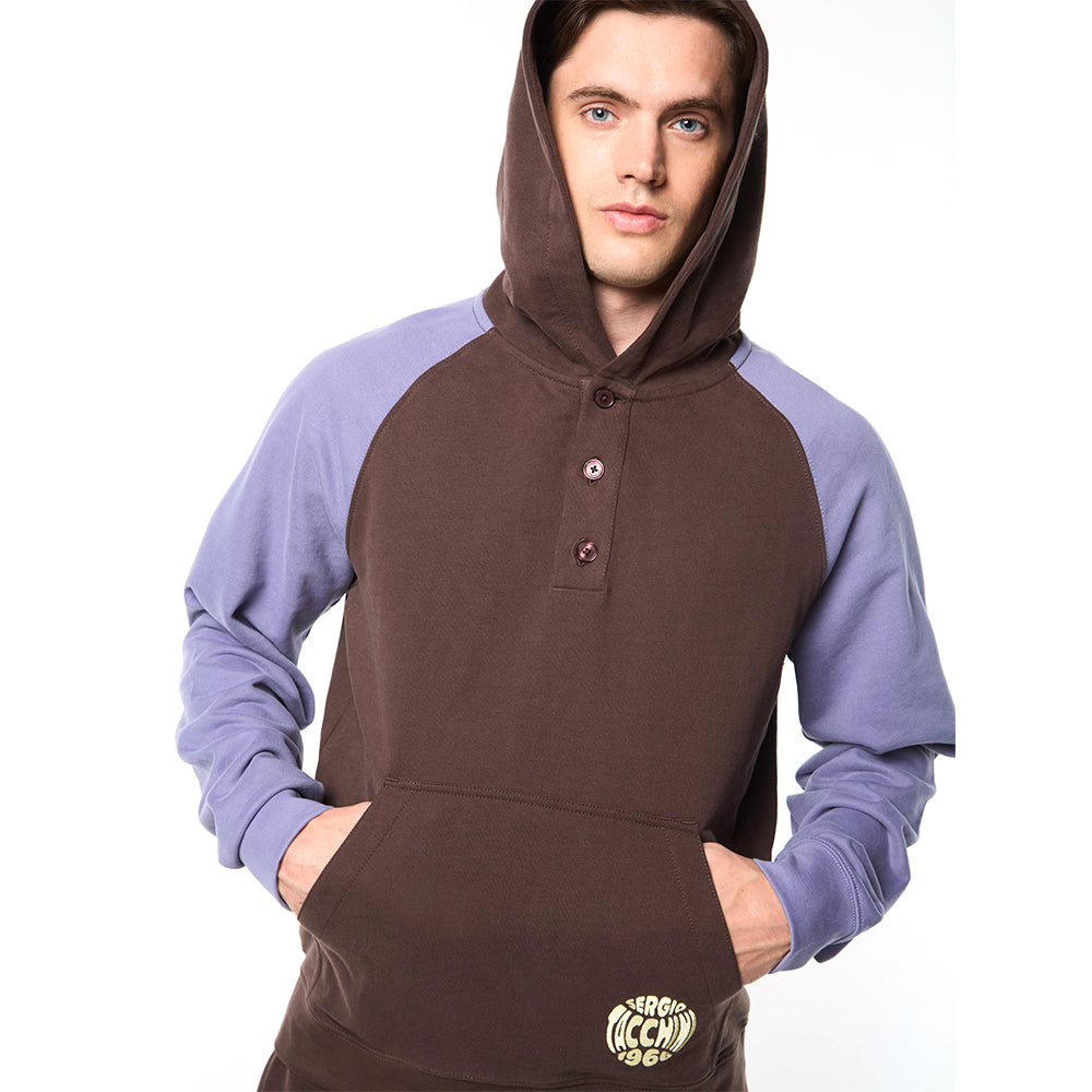 Sergio Tacchini Vincere Hoodie - Mulch
