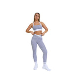 Astoria LUXE BALANCE Crossover Legging - Blue Lattice