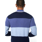 Sergio Tacchini Enzo Striped Track Jacket - Faded Denim
