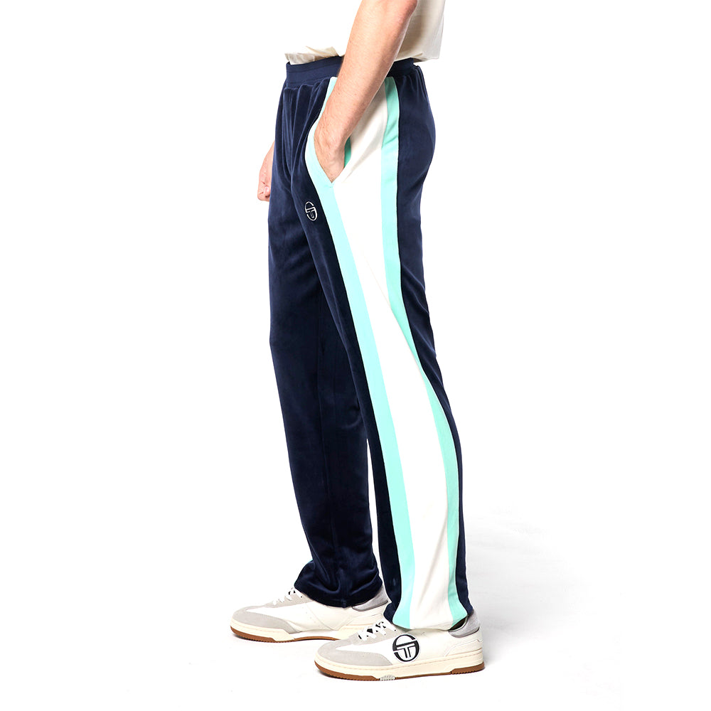 Sergio Tacchini Lazaro Velour Track Pant - Maritime Blue