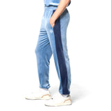 Sergio Tacchini Cielo Velour Track Pant - Faded Denim