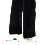Sergio Tacchini Adele Velour Track Pant - Black Beauty