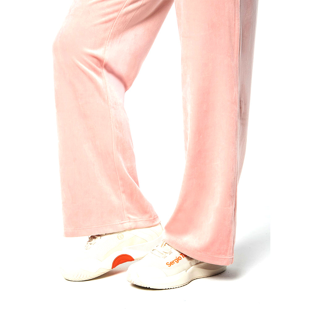 Sergio Tacchini Adele Velour Track Pant - Pale Mauve