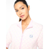 Sergio Tacchini Leila Short Sleeve Track Jacket - Pale Mauve