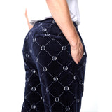 Sergio Tacchini Cosimo Velour Track Pant - Maritime Blue