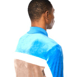 Sergio Tacchini Lazaro Velour Track Jacket - Taupe Grey