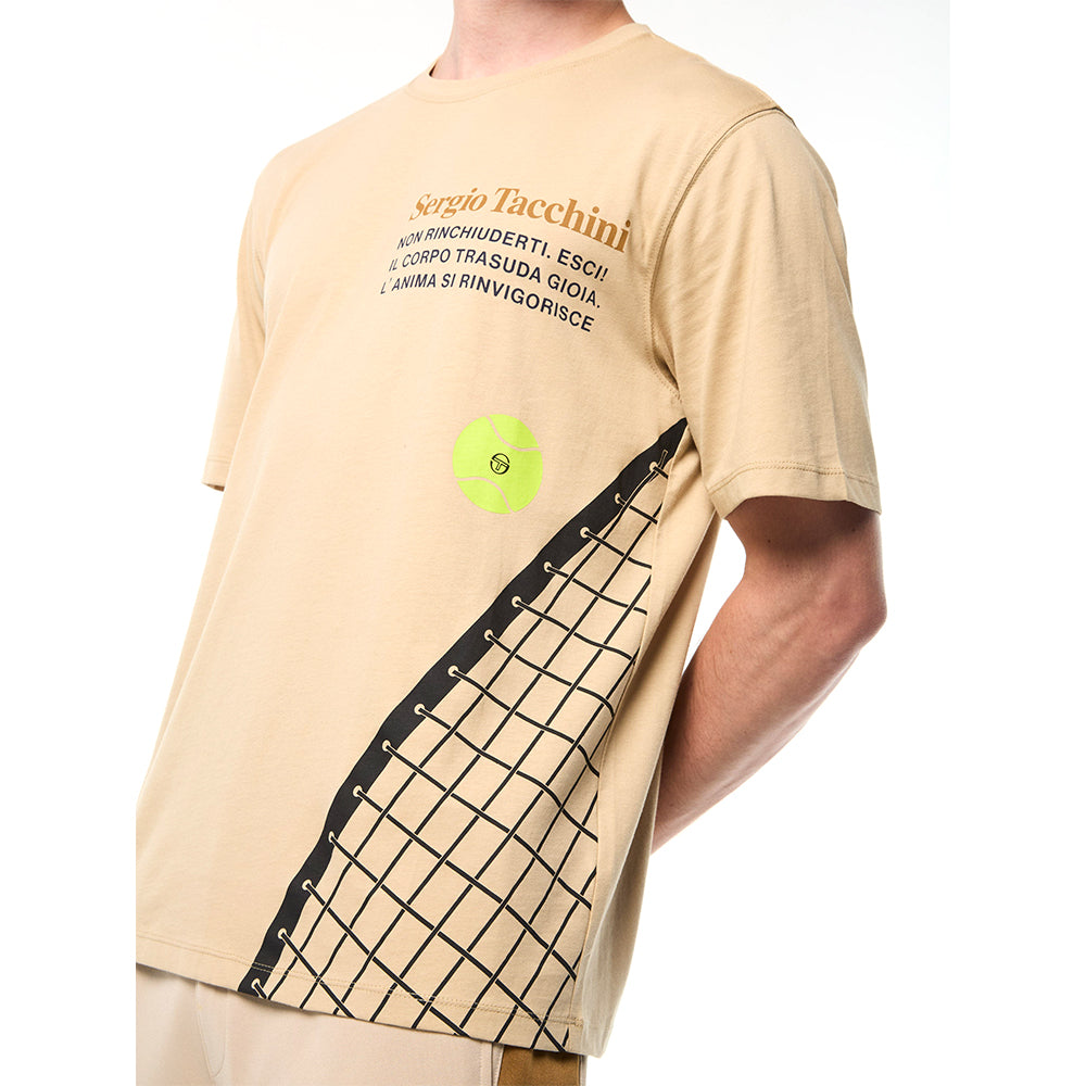 Sergio Tacchini Netto T - Shirt - Humus