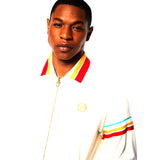 Sergio Tacchini Slice Track Jacket - Gardenia/ Gold