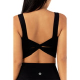 Astoria LIVE LUXE Crossed Sports Crop - Black