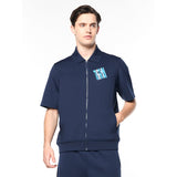 Sergio Tacchini Urso Short Sleeve Track Jacket - Maritime Blue
