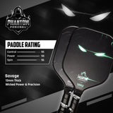 Phantom Pickleball Paddle Savage 13mm & Cover