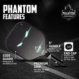 Phantom Pickleball Paddle Savage 13mm & Cover