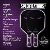 Phantom Pickleball Goliath Pro 16mm & Premium Cover