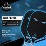 Phantom Pickleball Paddle Sniper Pro 12mm & Premium Cover