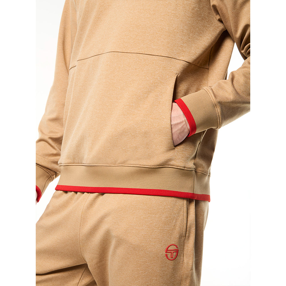 Sergio Tacchini Nuvola Quarter Zip - Bronze Brown