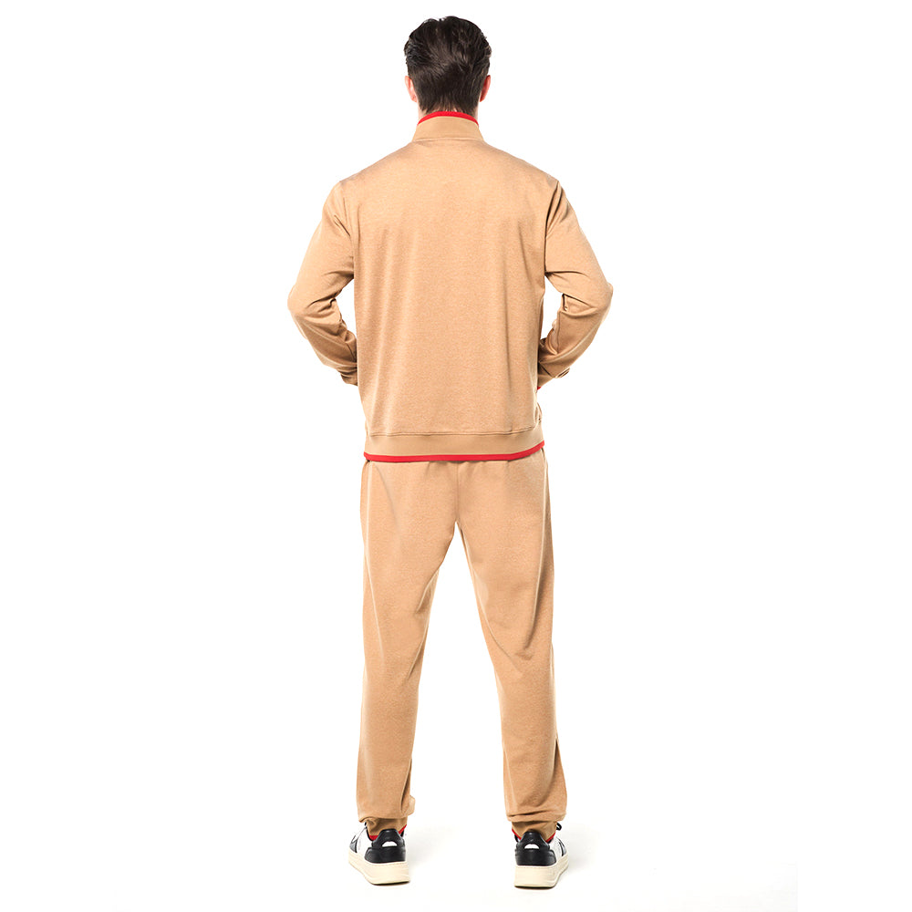 Sergio Tacchini Nuvola Quarter Zip - Bronze Brown