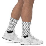 CROWN PICKLEBALL - Checkered Crown Socks (White)
