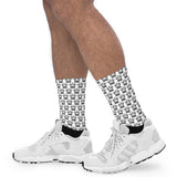 CROWN PICKLEBALL - Checkered Crown Socks (White)