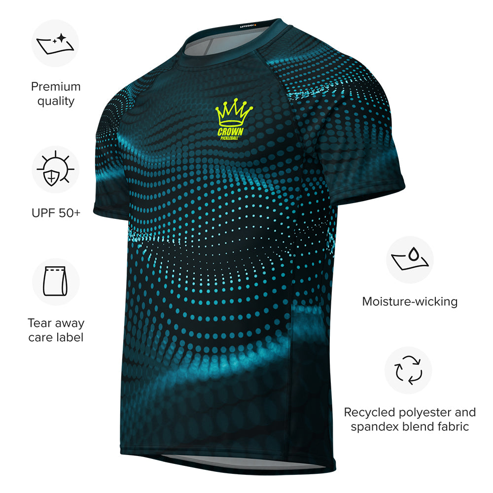 CROWN PICKLEBALL - Men's Tourney Shirt (Green)