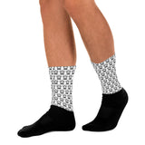 CROWN PICKLEBALL - Checkered Crown Socks (White)