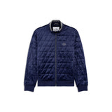 Sergio Tacchini Redi Quilted Velour Bomber Jacket - Maritime Blue