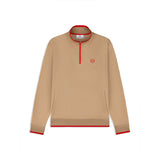 Sergio Tacchini Nuvola Quarter Zip - Bronze Brown