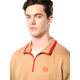 Sergio Tacchini Nuvola Quarter Zip - Bronze Brown
