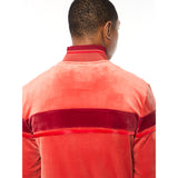 Sergio Tacchini Damarindo Velour Track Jacket - Hot Sauce
