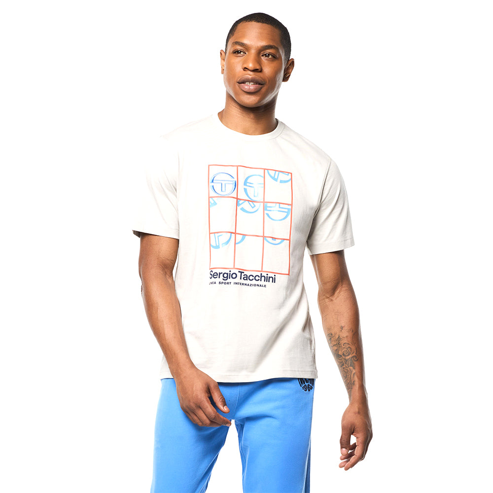Sergio Tacchini Vincere T - Shirt - Quiet Grey