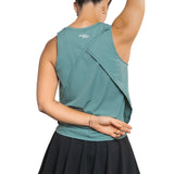 Urban Court - Green Cross-back Performance Tank