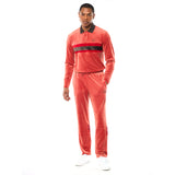 Sergio Tacchini Damarindo Velour Track Pant - Hot Sauce