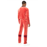 Sergio Tacchini Damarindo Velour Track Pant - Hot Sauce