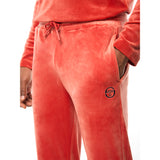 Sergio Tacchini Damarindo Velour Track Pant - Hot Sauce