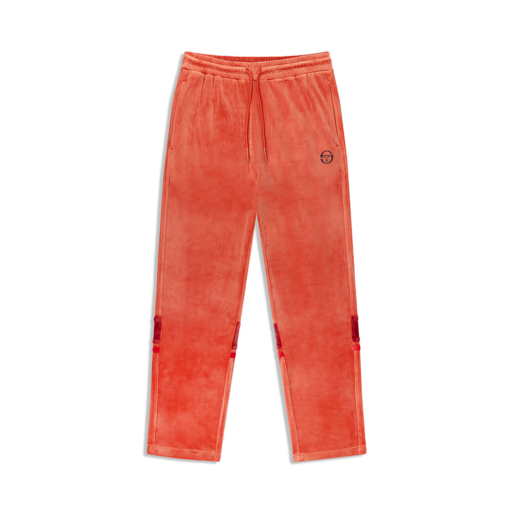 Sergio Tacchini Damarindo Velour Track Pant - Hot Sauce